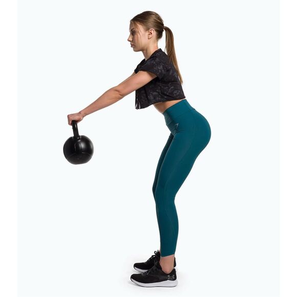 Gymshark NEW size M teal athletic leggings - Picture 3 of 11